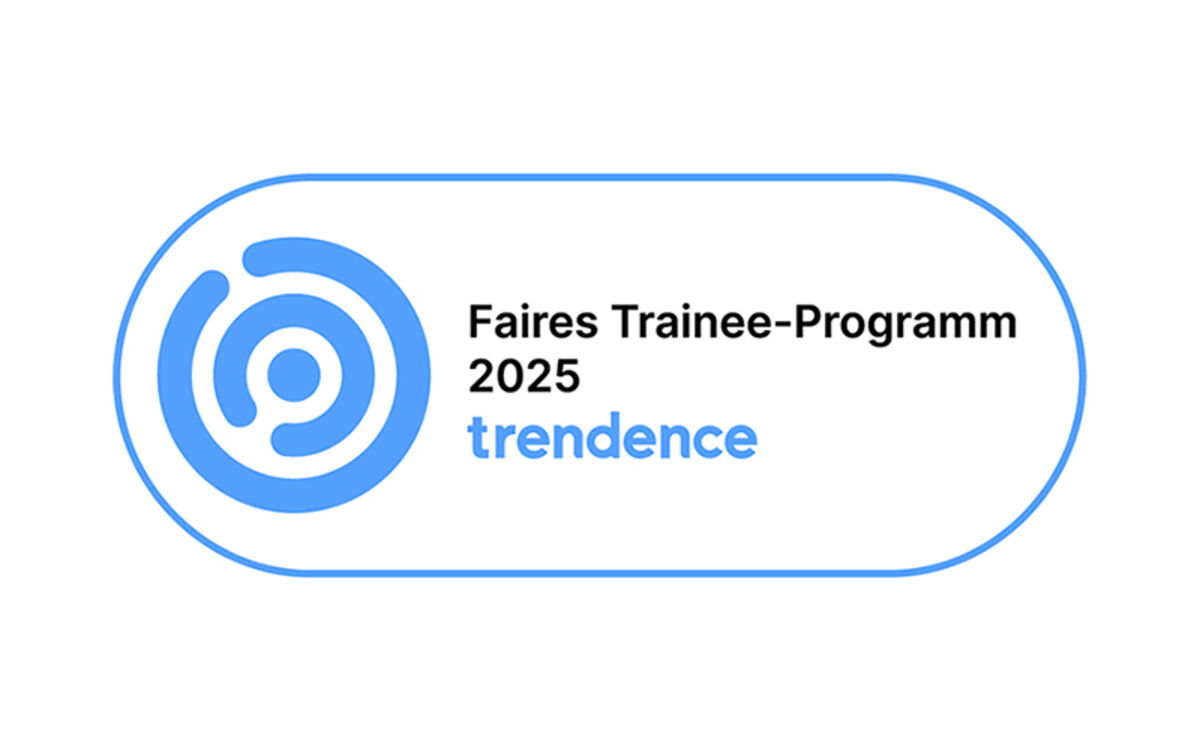 Das Logo von trendence, für eine faire Trainee Ausbildung