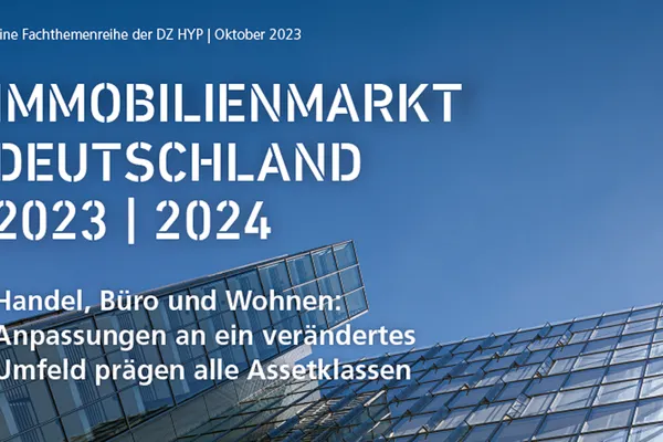 Ausschnitt der Titelseite der Studie "Immobilienmarkt Deutschland 2023" Ausschnitt der Titelseite der Studie "Immobilienmarkt Deutschland 2023"