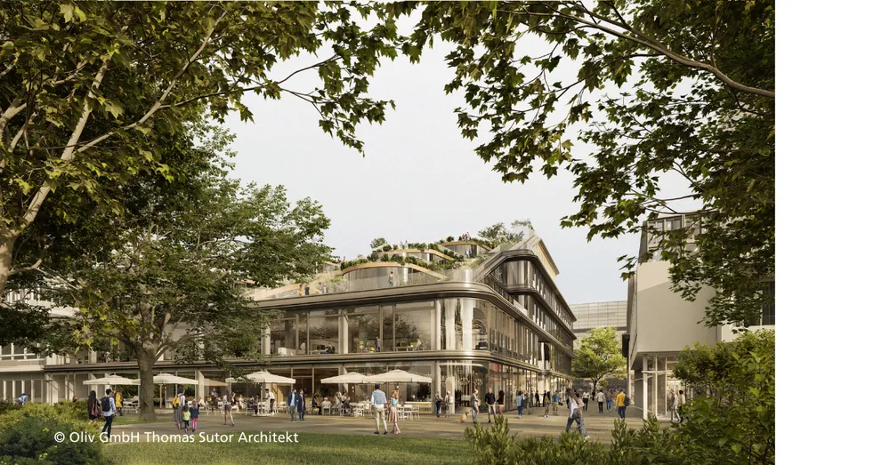 "Grünes Herz" im Stuttgarter Schlossgartenquartier