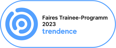 Logo für die Faires Trainee Programm Zertifizierung von Trendence – Link zu Trendence
