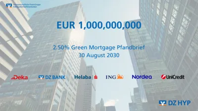 Infografik zur Pfandbriefemission am 10. September 2025