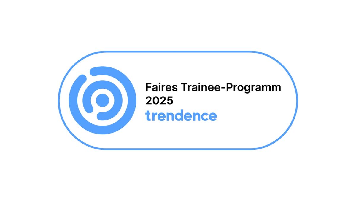 Ein Logo von der Auszeichnung Trendance, Bestes Traineeprogramm aus dem Jahr 2025