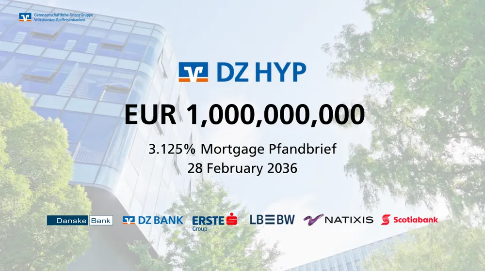 Infografik zur Pfandbriefemission am 8. Januar 2026