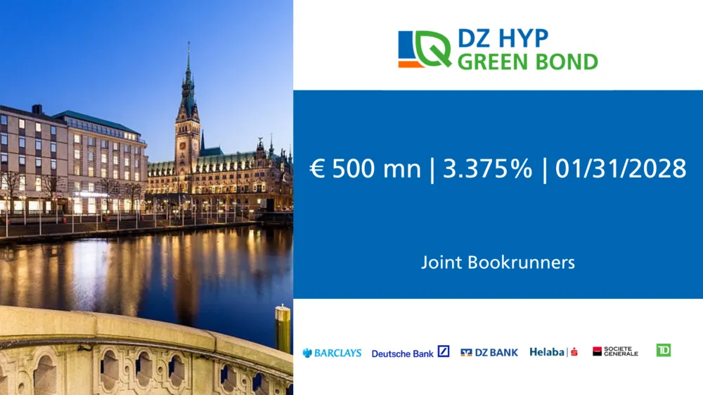 Grüner Pfandbrief Infografik zur Emission eines Pfandbriefes am 18.08.2023