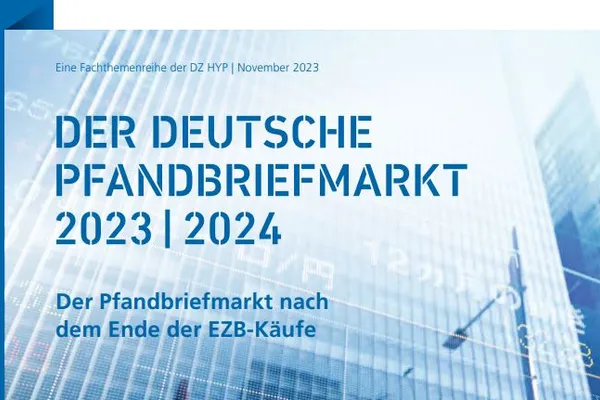 Ausschnitt der Titelseite des Pfandbriefmarkt-Berichts 2023 Ausschnitt der Titelseite des Pfandbriefmarkt-Berichts 2023