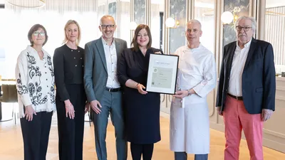 Überreichung Bio-Gold-Zertifizierung