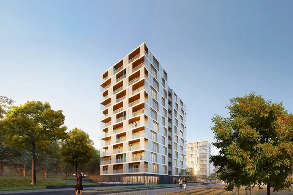 Visualisierung des Gebäudes Woodscraper in Wolfsburg Visualisierung des Gebäudes Woodscraper in Wolfsburg