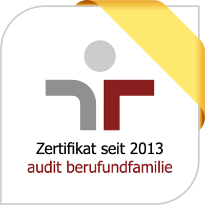 Logo für die berufundfamilie Zertifizierung – Link zu berufundfamilie